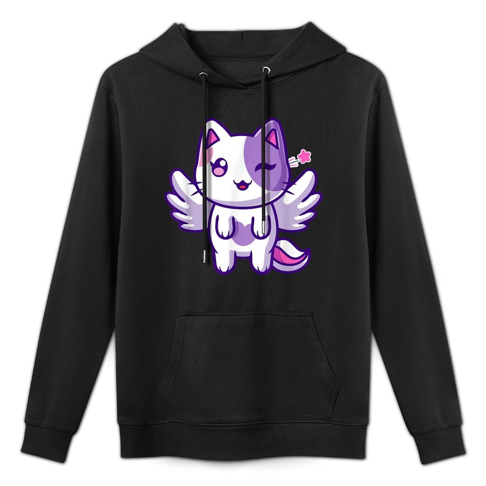 Meemeows Plush Cute Cat Versatile Streetwear Hoodie