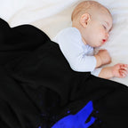 The Walker of Abyss (Version BlueWhite) Eco-conscious Throw Blanket