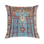 Antique Persian Silk Rug Print Soft Decorative Cover Throw Pillow