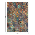 Floral Pattern Flower Boho Mandala Premium Throw Blanket