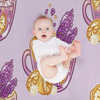 Lavender Lemonade Quick-dry Throw Blanket