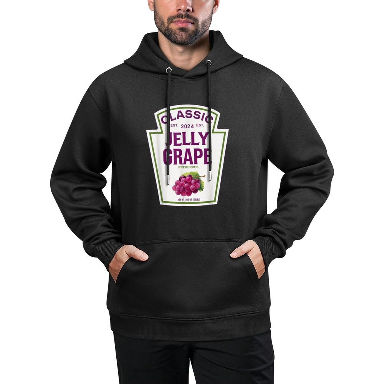 Jelly Grape Halloween 2024 Costume Group Condiments Gifts Durable Construction Hoodie