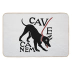 Cave Canem (Beware of Dog) - 2nd Version  Toxin-Free Bath Mat