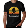 Bassquatch Funny Bass Fishing Sasquatch Bigfoot Vintage Gift  Versatile T-Shirt
