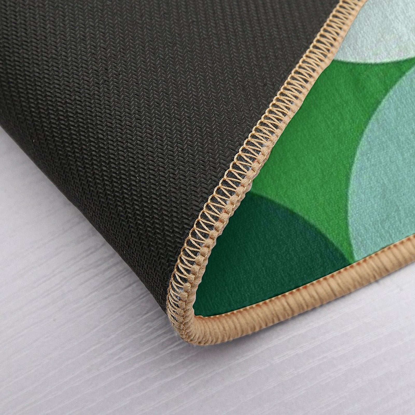 Bauhaus No 8 Retro Stylish Poster Design  Eco-Friendly Bath Mat