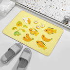 Banana Cichlid  Non-Slip Bath Mat