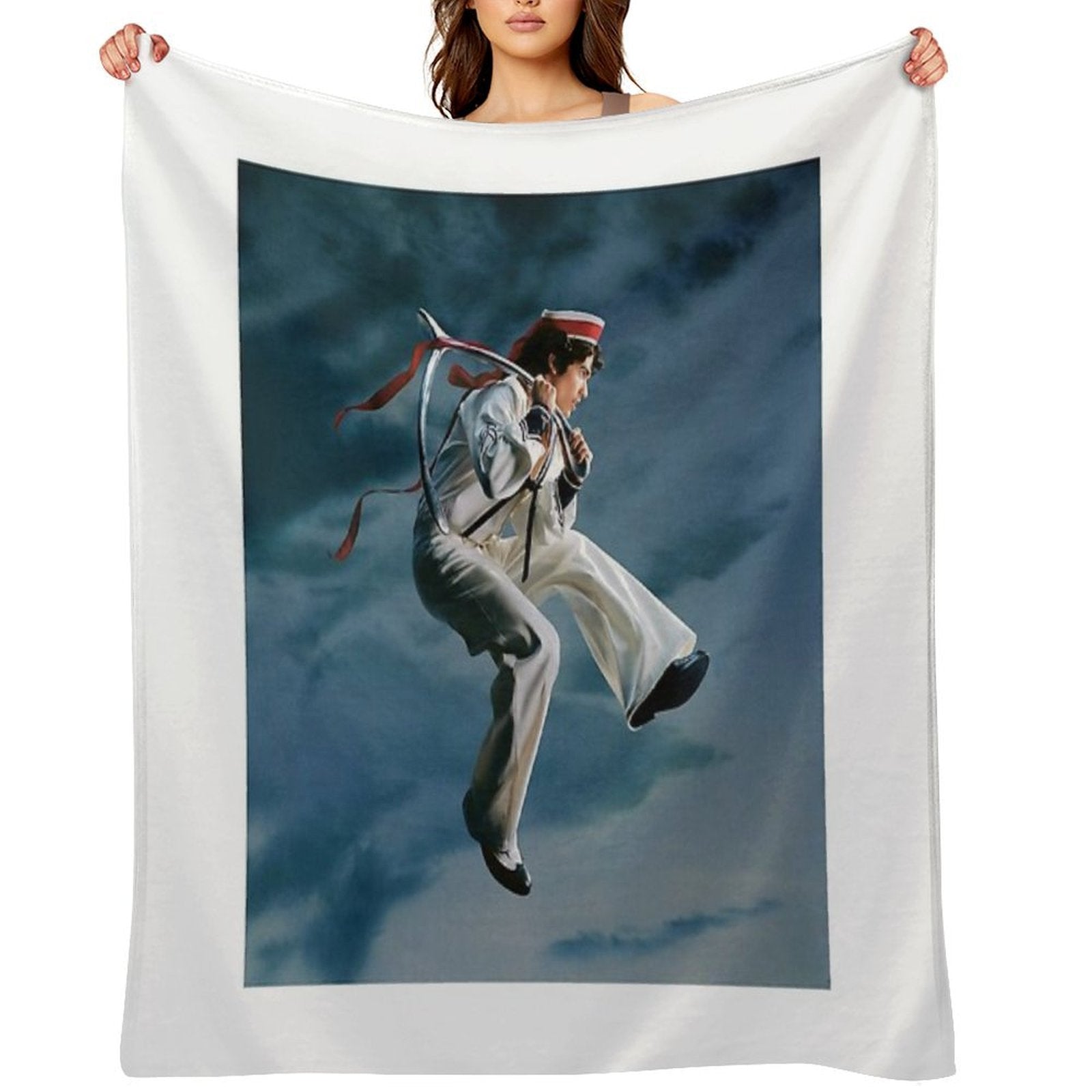 Wishbone Wrinkle-free Throw Blanket