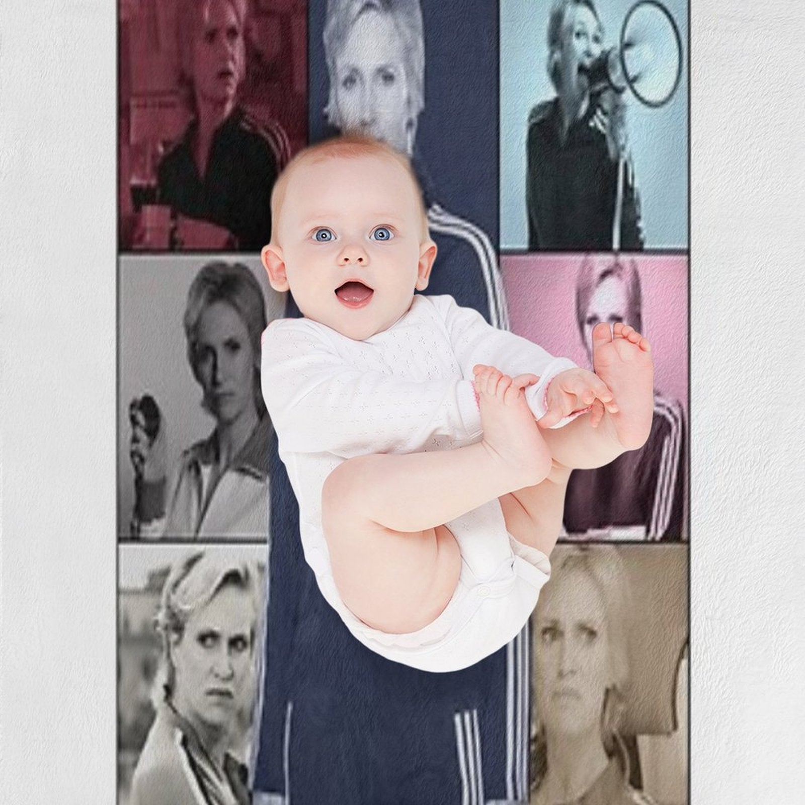 Sue Sylvester Eras Sustainable Throw Blanket