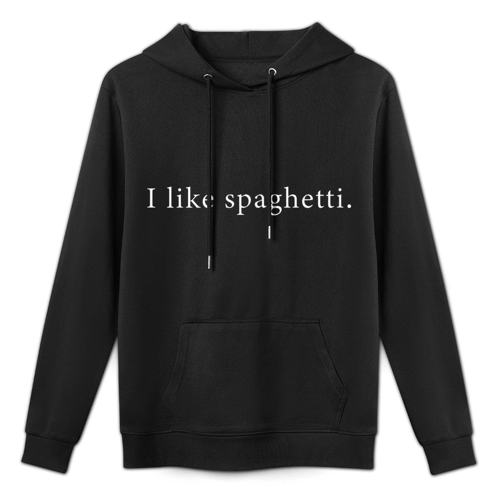 MATTER OF VIBES - I Like Spaghetti Funny Minimalist Moisture-Wicking Hoodie