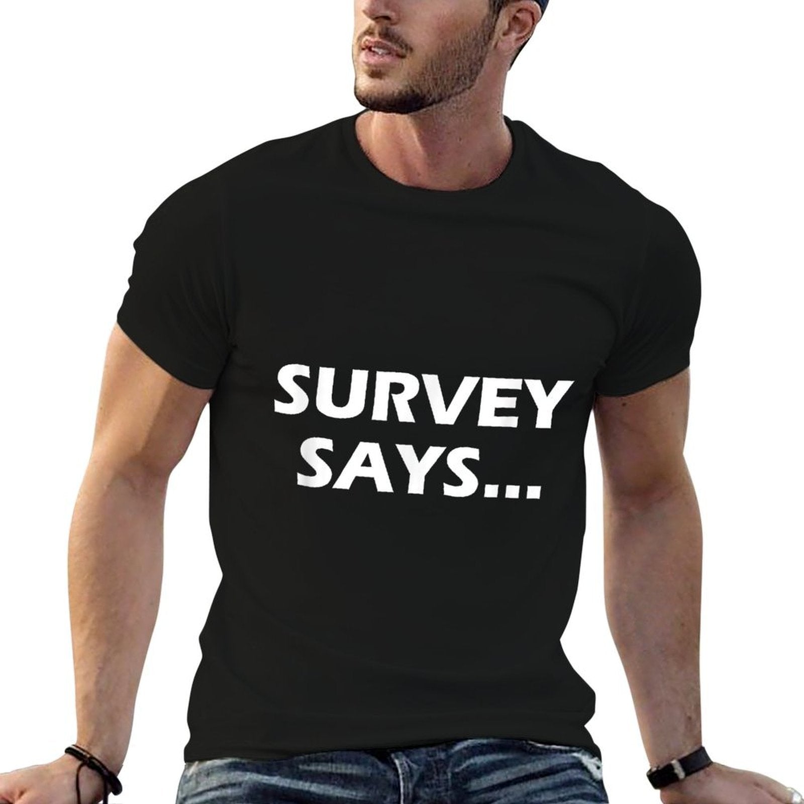 Survey Says... Funny Game Show  Polyester Blend T-Shirt