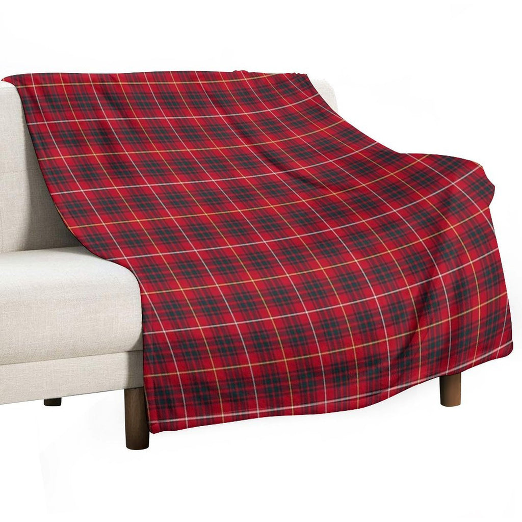 Clan Bruce Tartan Compact Throw Blanket