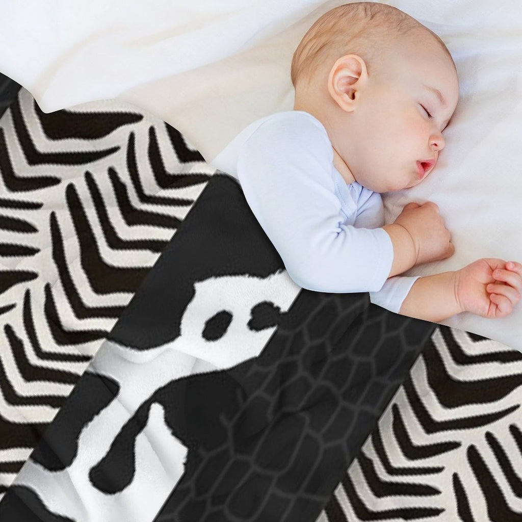 Patchwork Velvety-soft Throw Blanket