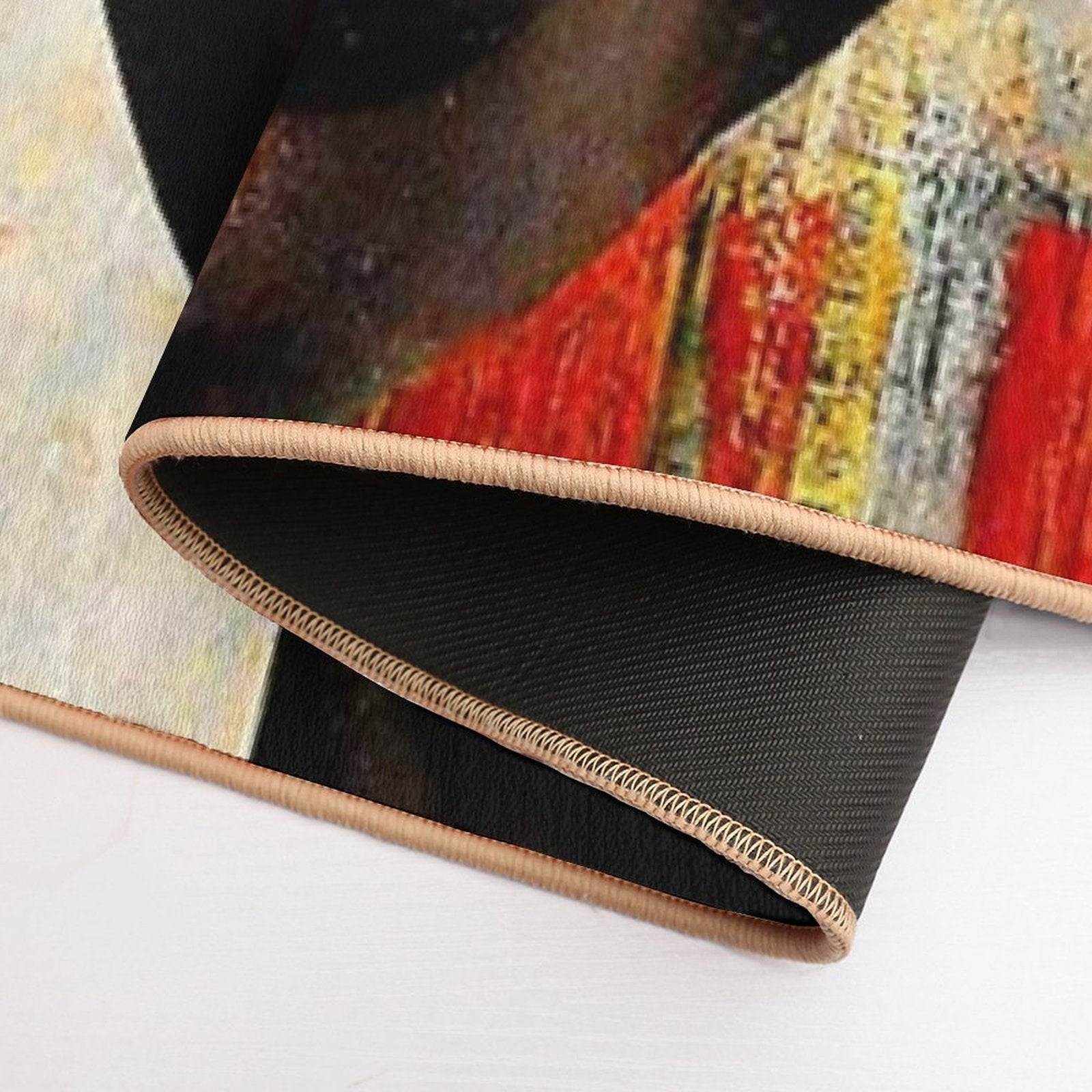 African Mask Man  Multi-Purpose Bath Mat