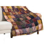 Great Grandmother's Quilt Versatility Throw Blanket