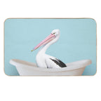 Playing Pelican in Bathtub  High-Traffic Bath Mat