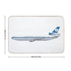 Wings In Uniform - DC-10 - Sabena - Belgian World Airlines 70s  Easy To Clean Bath Mat