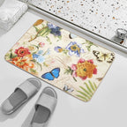 Flower Summer  Absorbent Bath Mat