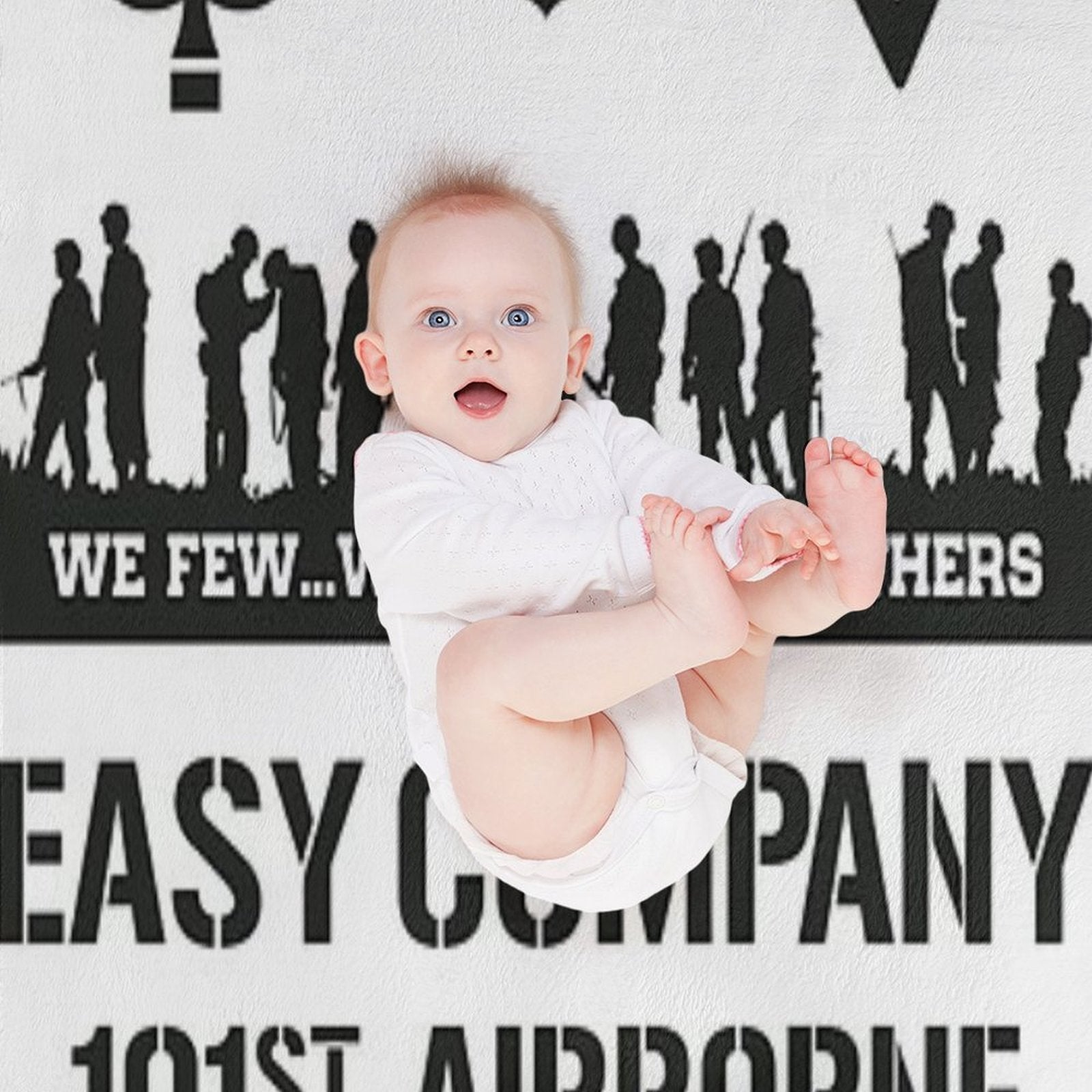 Easy Company - 101st Airborne - 506th Regiment - Band of Brothers Premium Throw Blanket