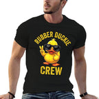 Funny Rubber Duckie Crew Cruise Rubber Duck  Lightweight T-Shirt
