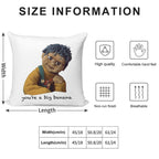Tots Tv Tom Banana Soft Skin-Friendly Throw Pillow