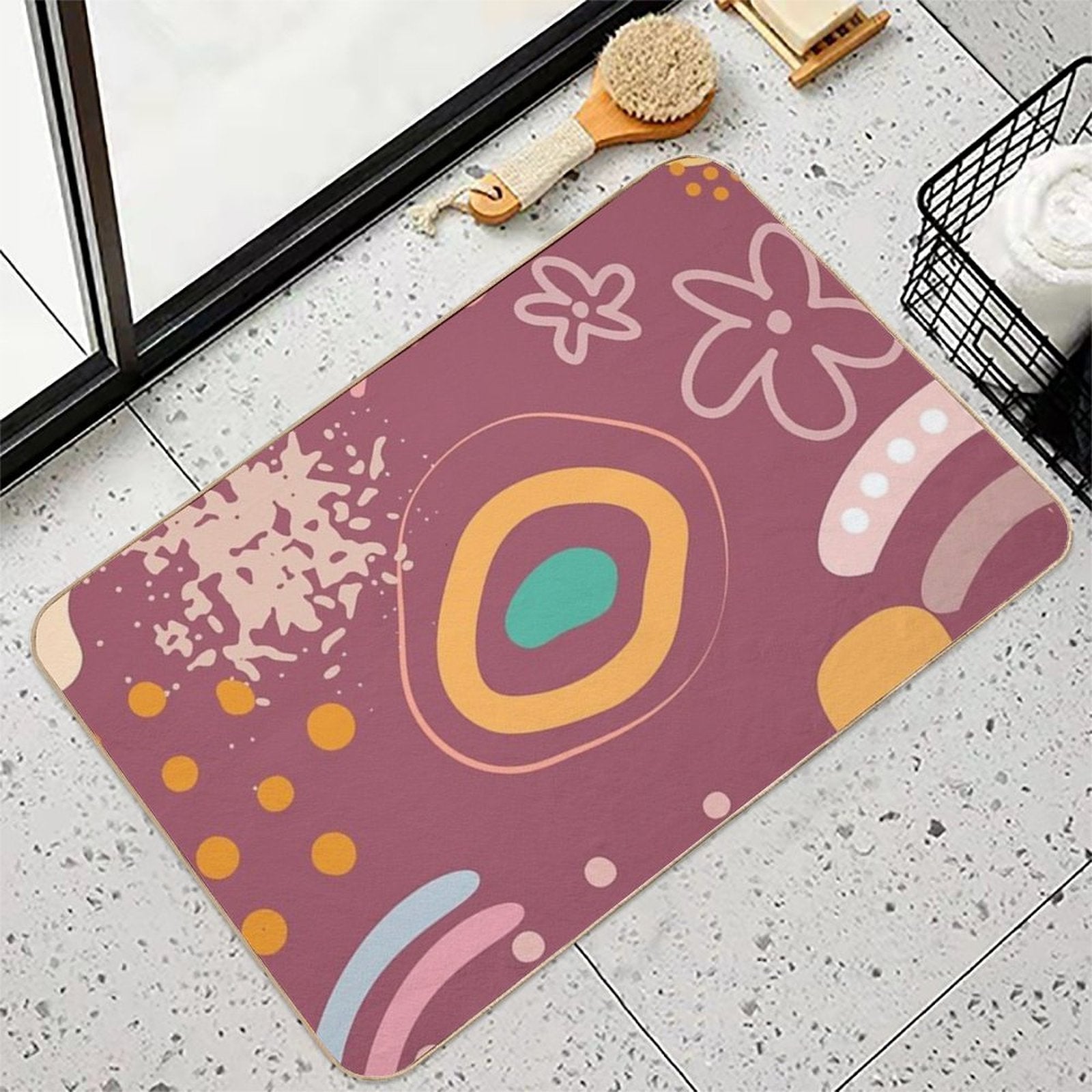 Toxic Eyeball  Easy Maintenance Bath Mat