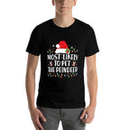 Most Likely to Pet The Reindeer Family Matching Christmas  Vintage-inspired T-Shirt