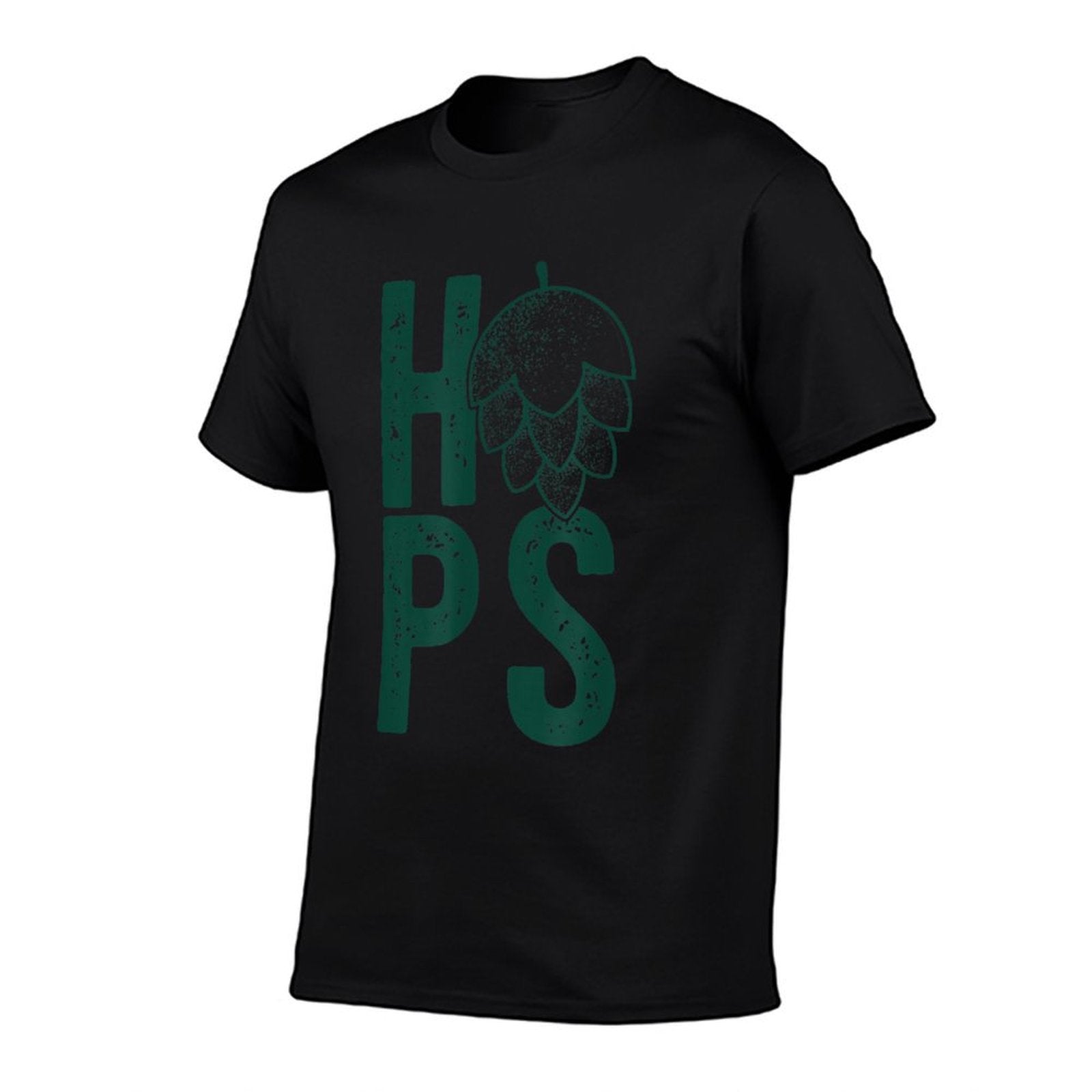 HOPS H-O-P-S FLOWER Craft Beer Hops Drinking Meme  Summer-ready Fabric T-Shirt