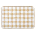Checkered Pattern Design – Retro Aesthetic Print, Classic Grid Style, Trendy Minimalist Art for All Products  Rapid-Drying Bath Mat