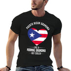 Puerto Rico Gifts For Women Puerto Rican Grandma - Grandmother Abuela Puerto Rico, Black  Trendy Pattern T-Shirt