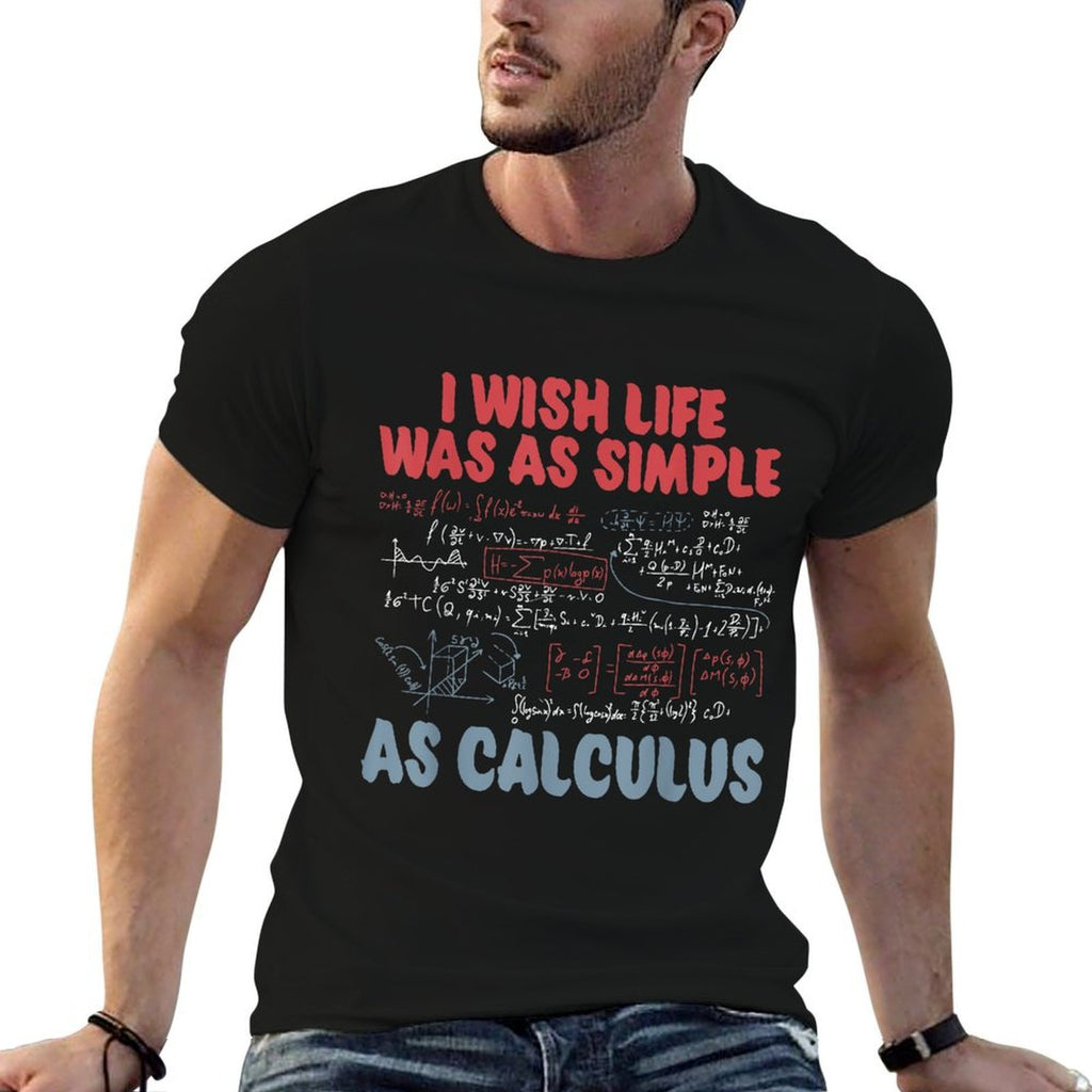 Funny Calculus Math Joke Humor Men Women Math Teachers  Oversized Silhouette T-Shirt