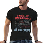 Funny Calculus Math Joke Humor Men Women Math Teachers  Oversized Silhouette T-Shirt