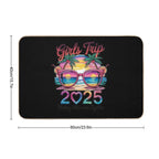 Girls Trip 2025 Making Memories Together Vacation  Easy Maintenance Bath Mat