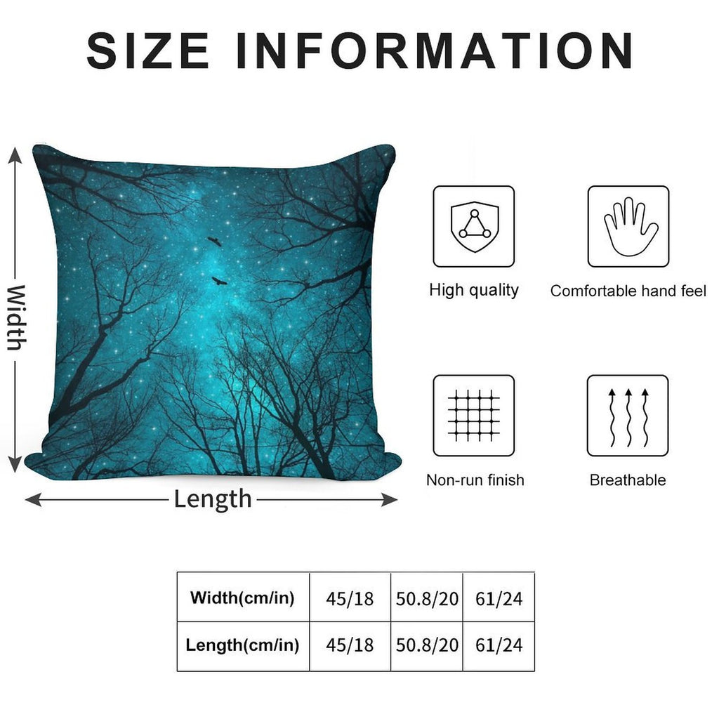 Stars Can't Shine Without Darkness Soft Home Decor Throw Pillow
