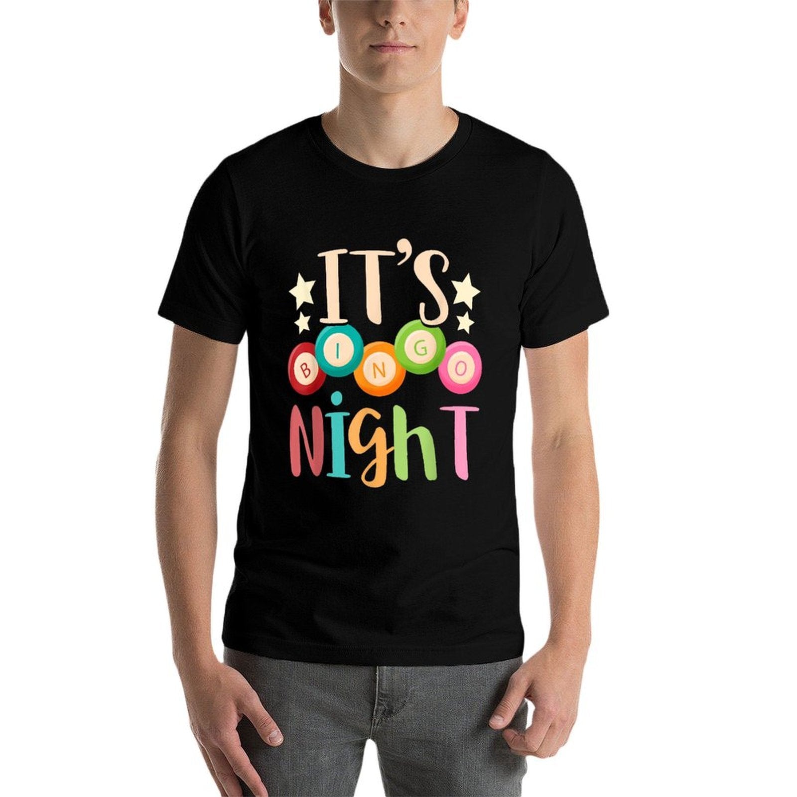 Its Bingo Night Bingo Player Gift Gambling Lottery Bingo  Cotton T-Shirt