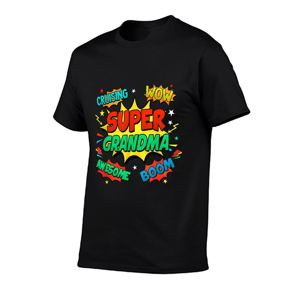 Super Hero Family Pajamas Comic Birthday Gift Womens Black Modern  Odor-resistant T-Shirt