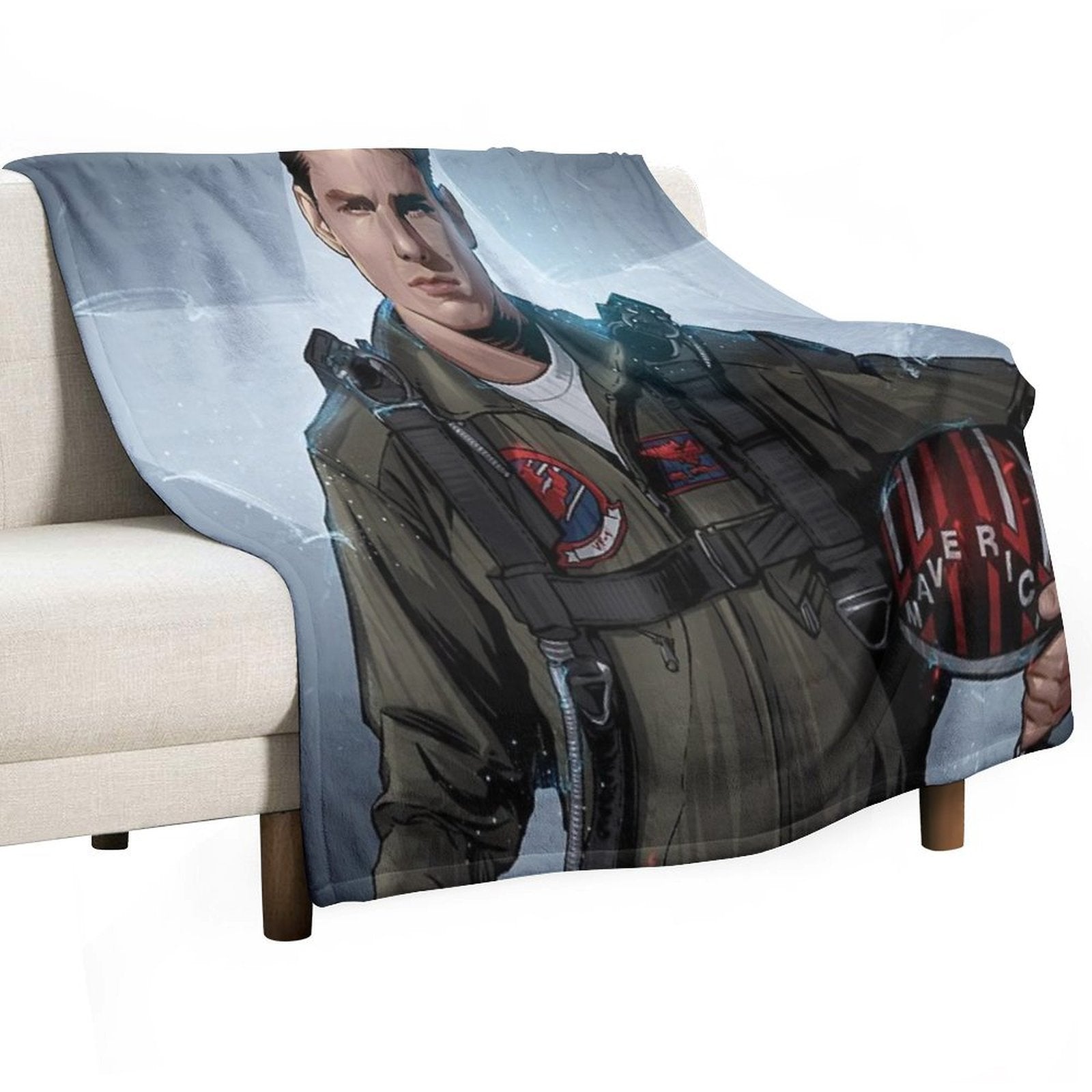 TOP GUN Anti-pilling Throw Blanket
