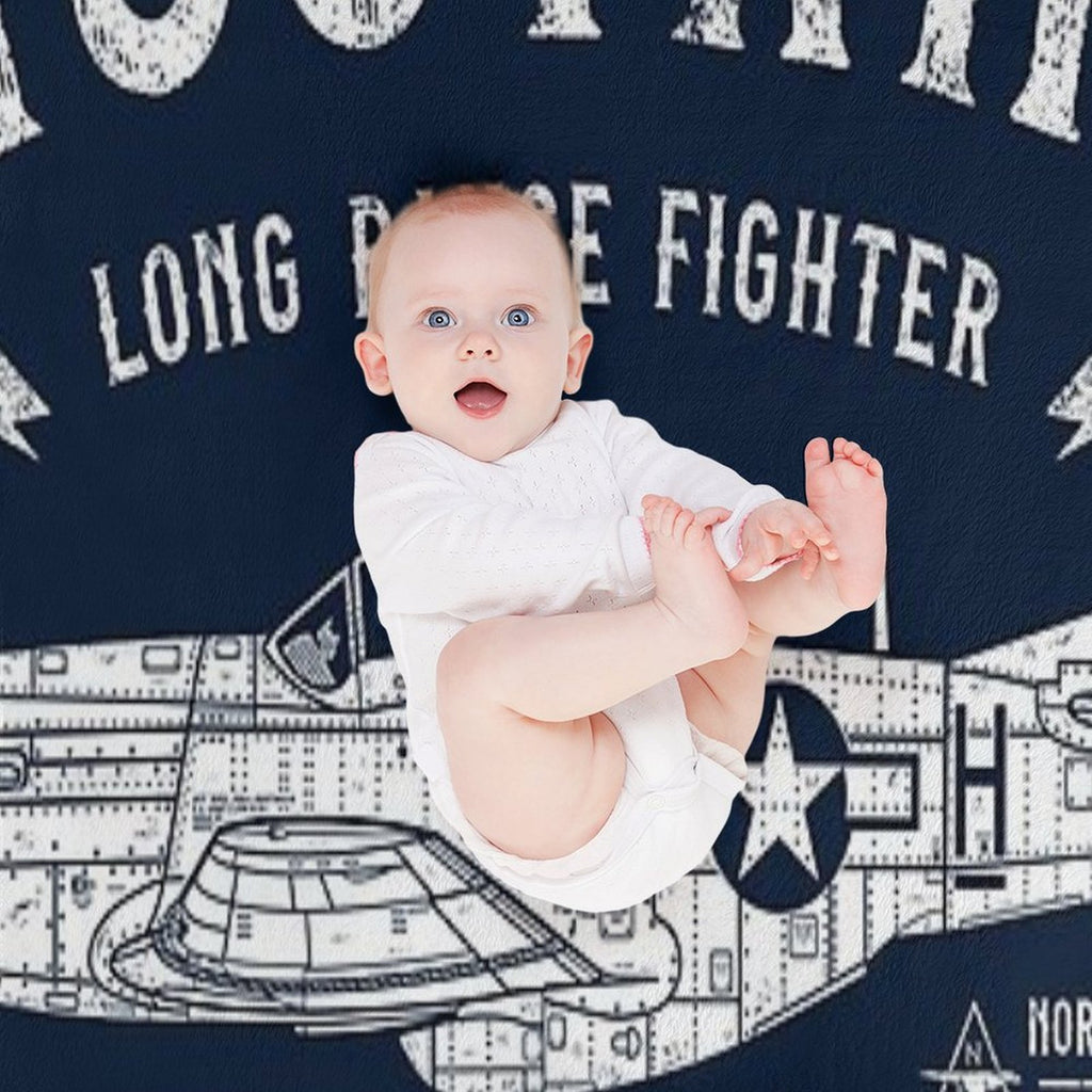 P-51 Mustang Premium Throw Blanket