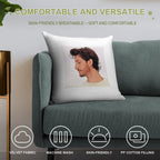 Pierre Niney Soft Shrink-Resistant Throw Pillow