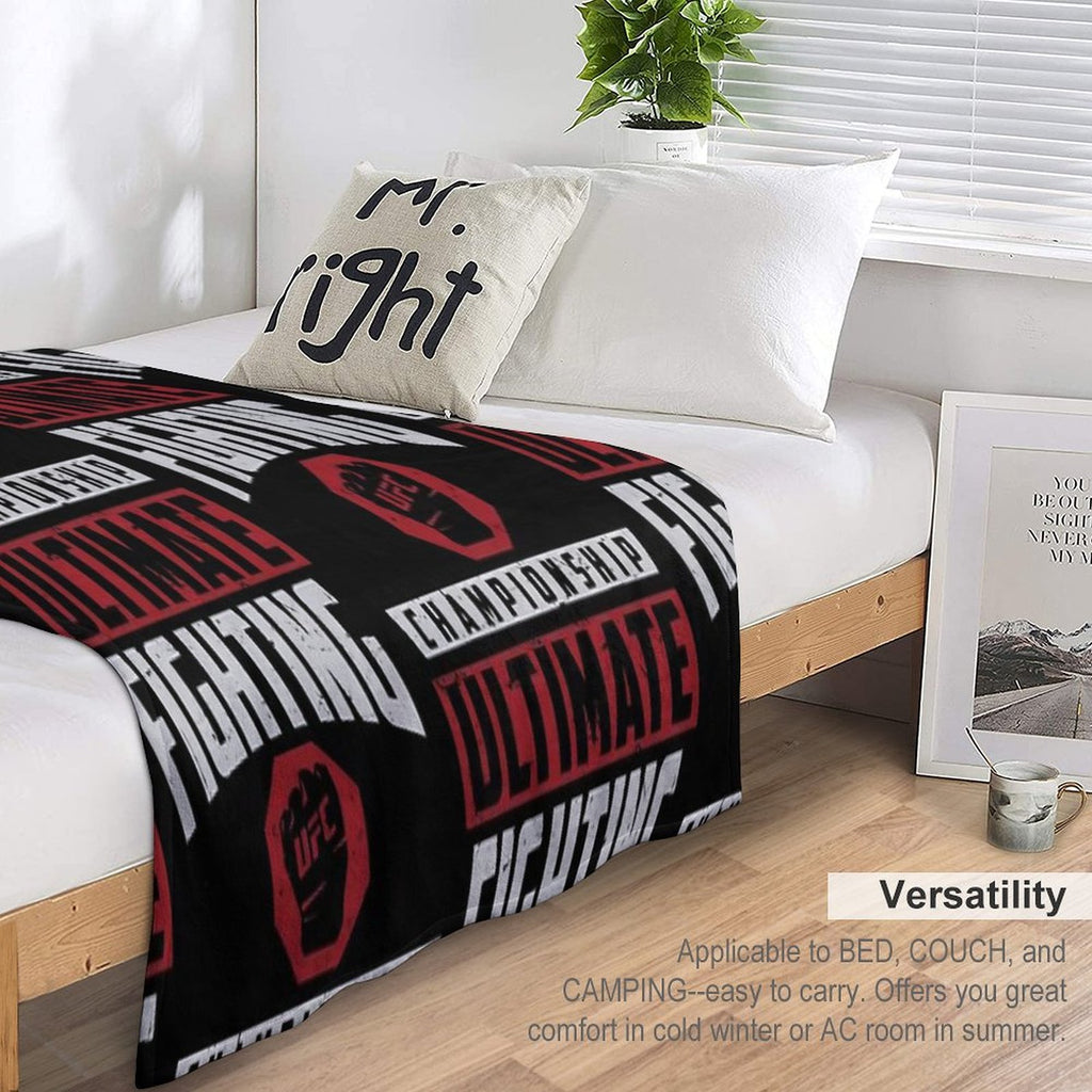 Ufc Ultimate Fighting Championship Easy Care Throw Blanket
