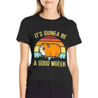 Guinea Pig Be A Good Wheek Funny Cavy Pun Women Men Kids Comfortable T-Shirt