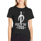 Boss Of The Toss Horseshoe Pitching Horseshoes Throwing  Eco-friendly Material T-Shirt