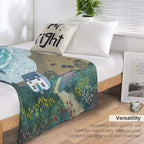The Path to Moonlight Bay Versatility Throw Blanket
