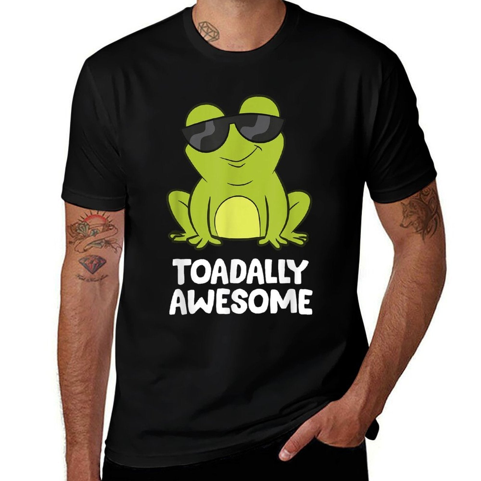 The Toad Lover Gift Store Toadally Awesome Amphibian Frog Funny Toad  Graphic-printed T-Shirt