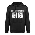 Oldometer Turning 50 Years Old - Car Guy 50th Birthday All-Day Comfort Hoodie