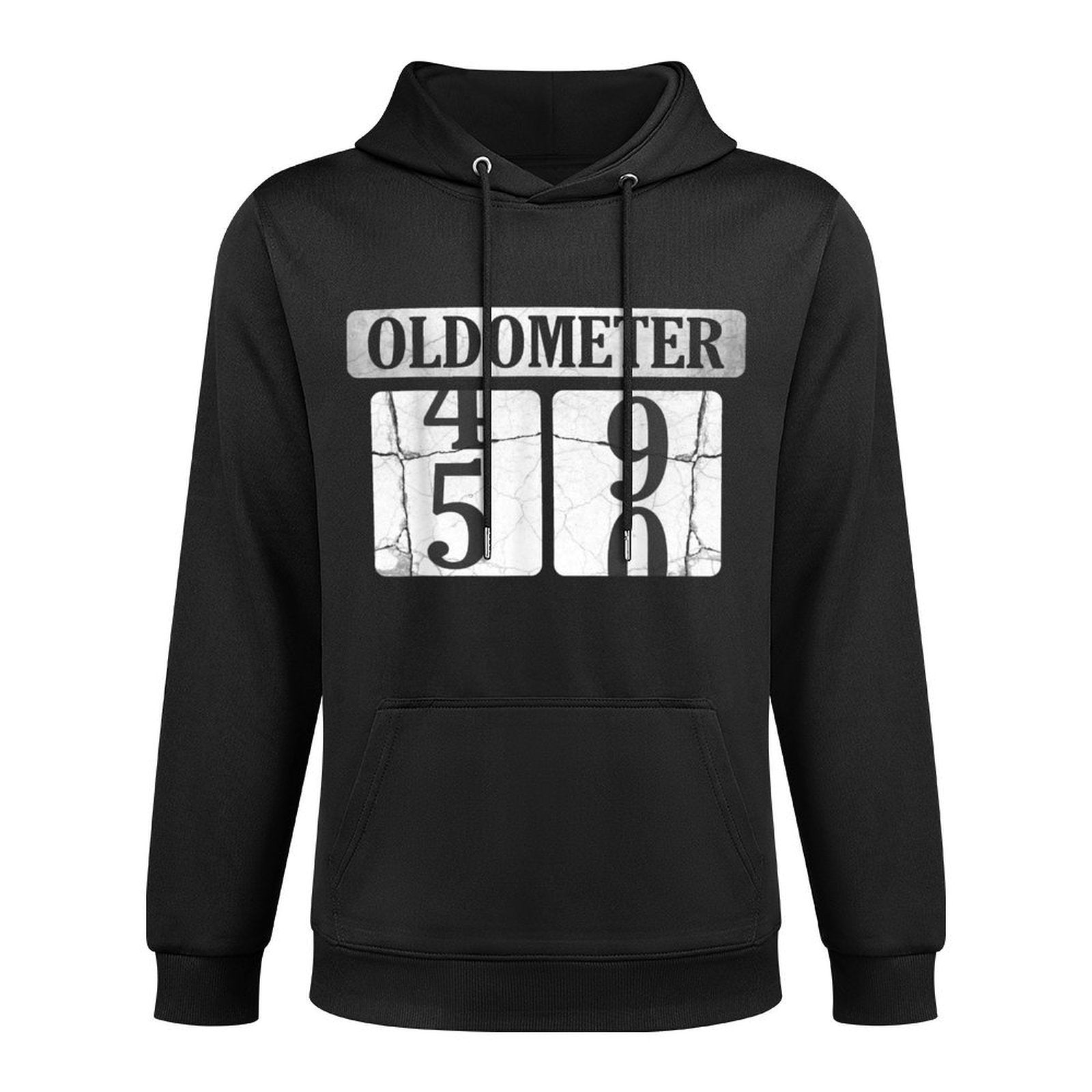 Oldometer Turning 50 Years Old - Car Guy 50th Birthday All-Day Comfort Hoodie