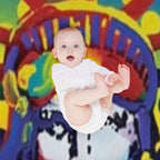 Peter Max Lady Liberty Sustainable Throw Blanket