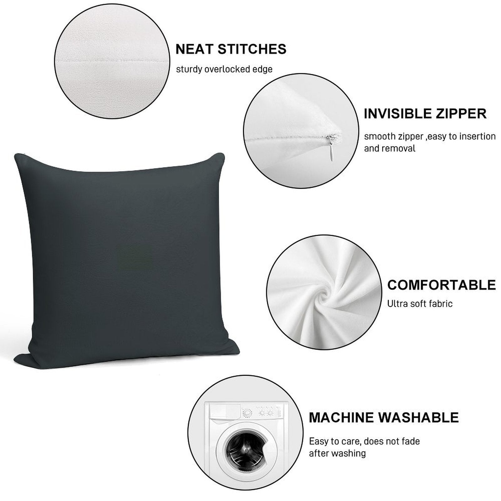 New Hague Blue No 30 Farrow And Ball Paint Soft Skin-Friendly Throw Pillow