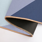 Modern Minimalist Aesthetic Landscape - Pastel  Eco-Friendly Bath Mat