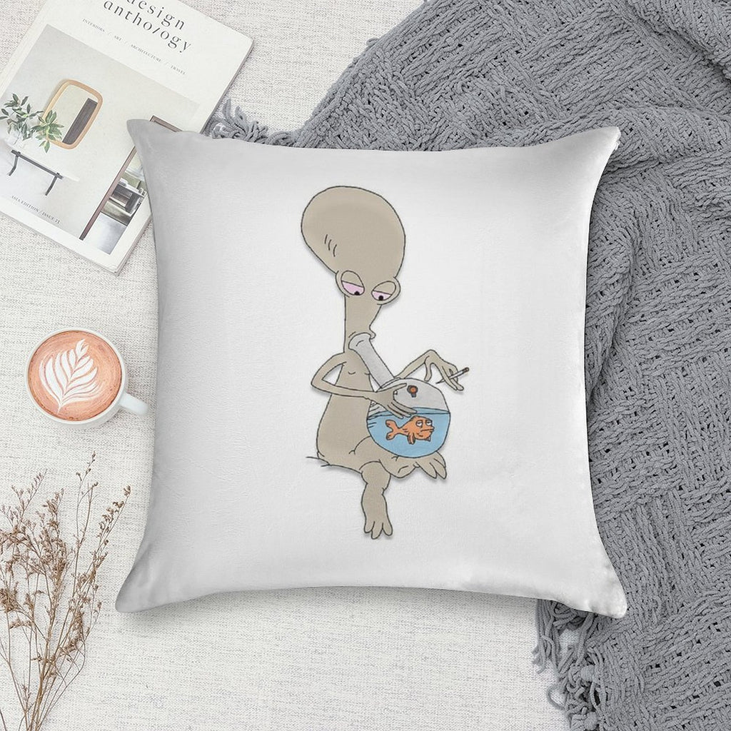 Roger Smokin' Up Soft High-Density Material Throw Pillow