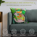Matisse - Goldfish Soft Fade-Resistant Throw Pillow
